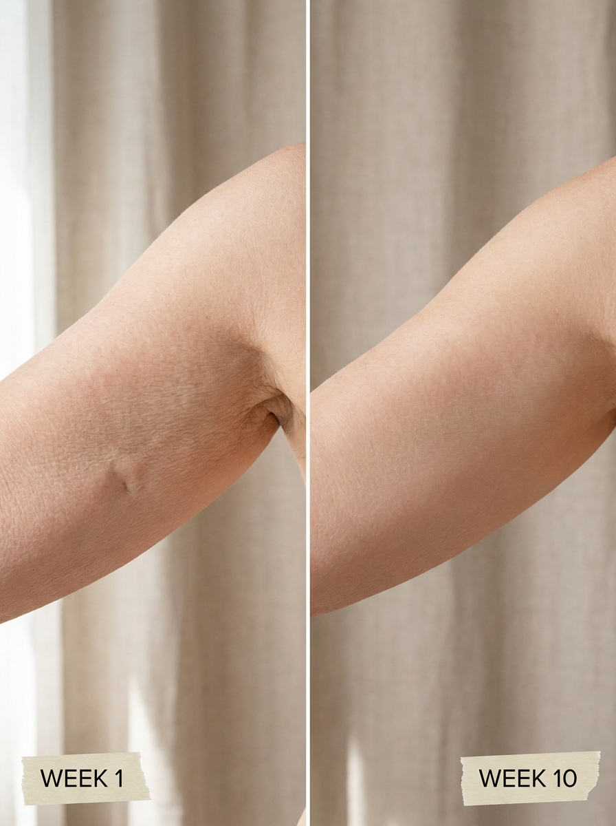 Crepey Arms That Arrive in One Season Aren't "Just Aging" — I Spent Five Months Trying to Prove They Were