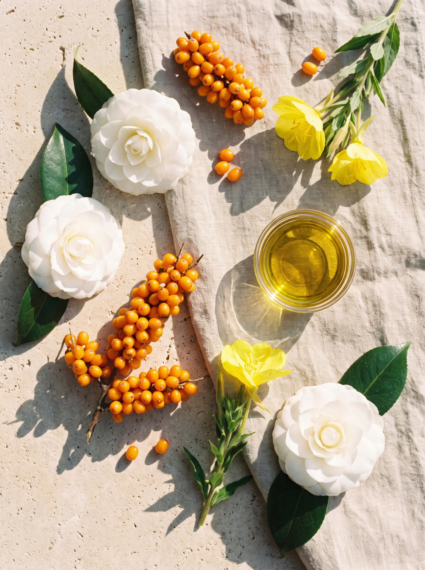 Active French botanical oils carry lipid-soluble nutrients directly into the skin's deeper architecture.