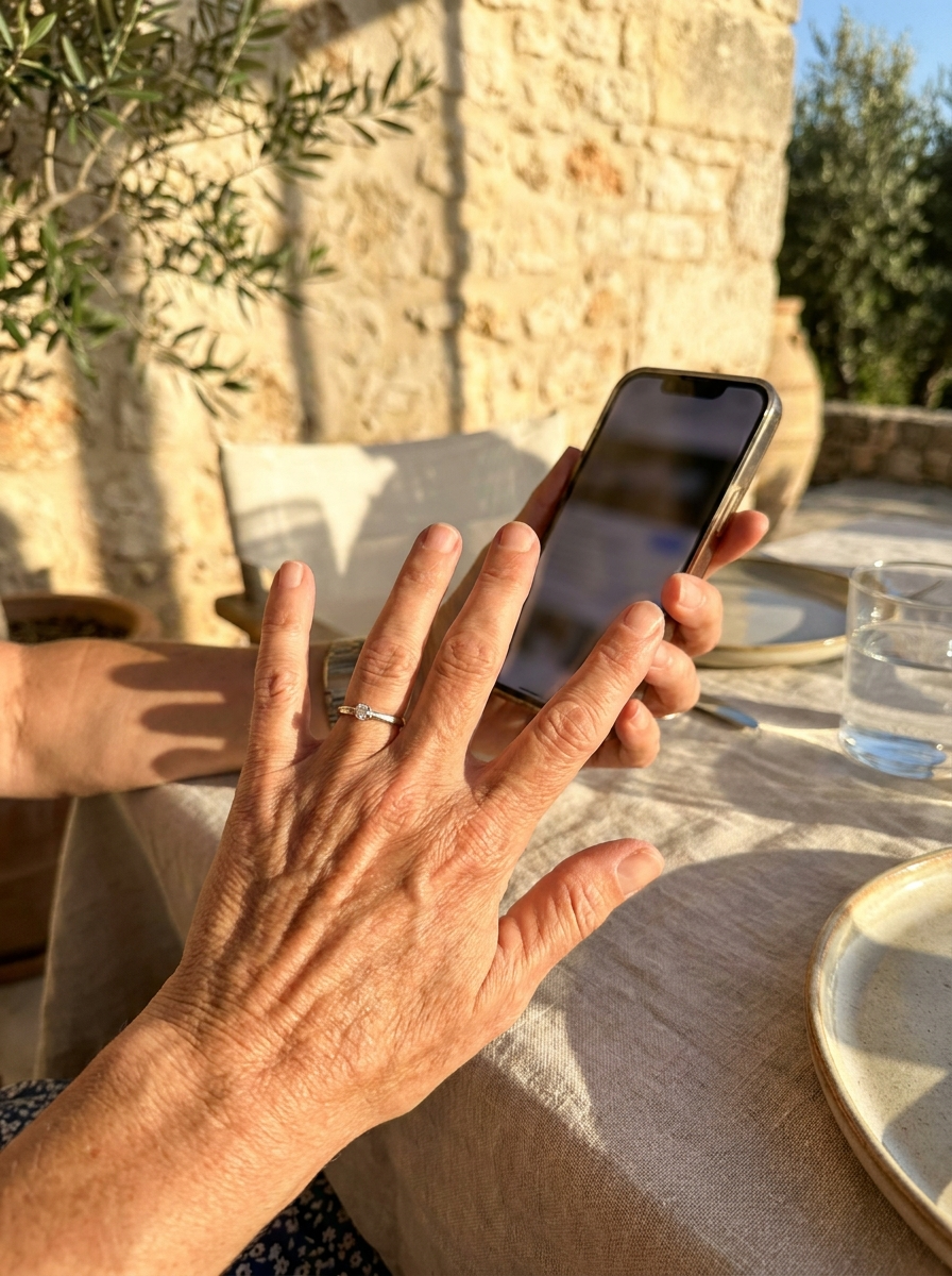 "I never noticed until I tried to take a decent ring picture," one reader wrote. "My hands photograph like a 70-year-old's."