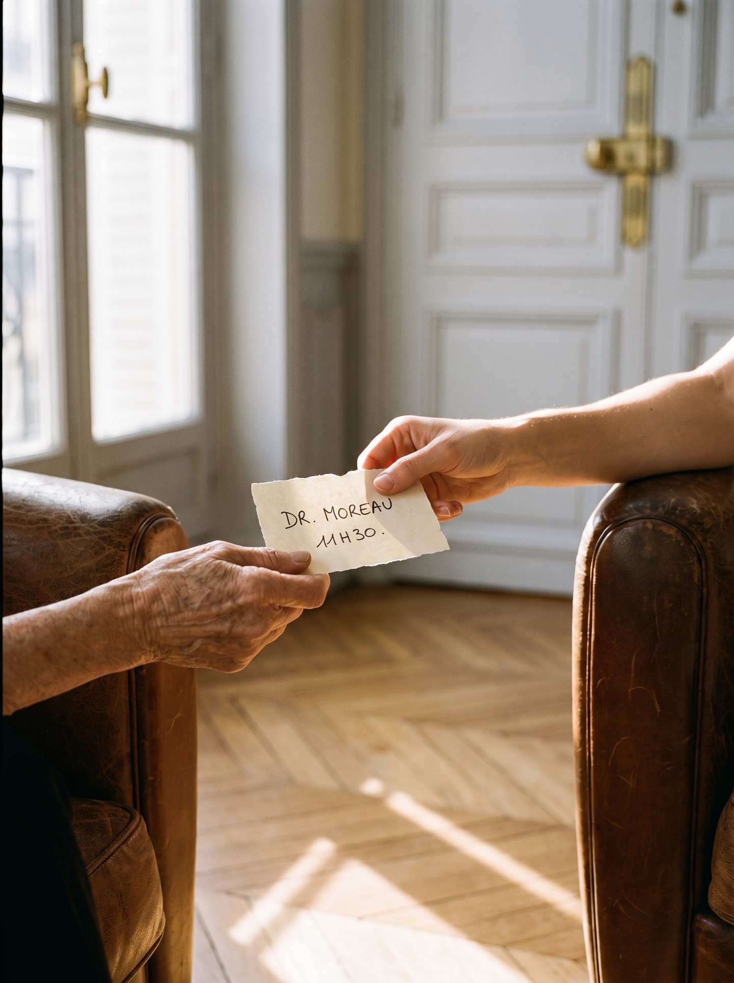 Crepey Arms: Why Women in One Paris Waiting Room Keep Passing the Same Four-Letter Note
