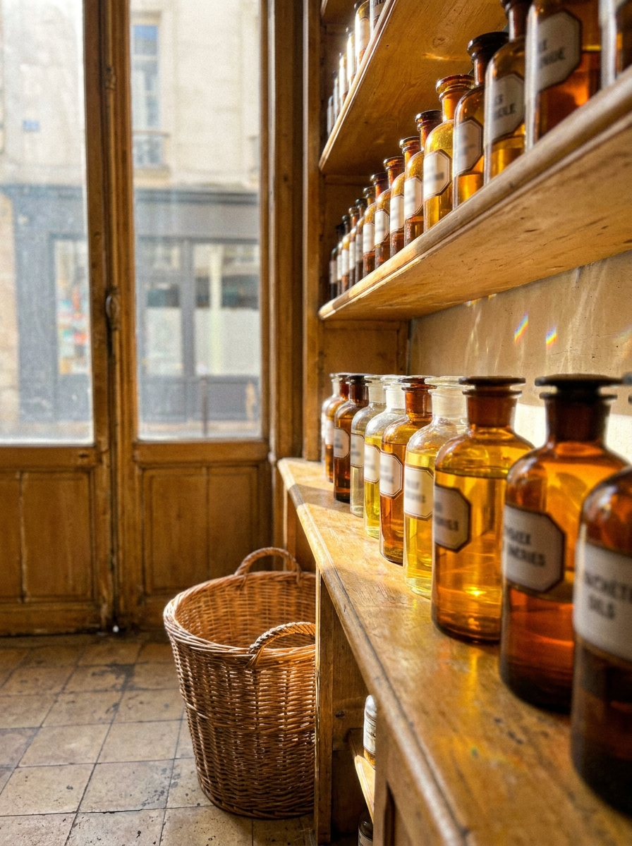 The body aisle, as another country stocks it. Oils outnumber creams — and no one there finds that remarkable.