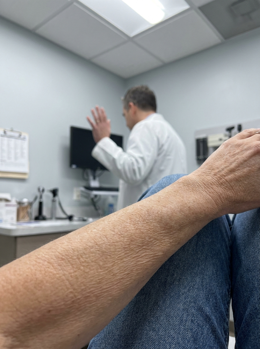 The dermatologist's three words that closed more windows than anything else